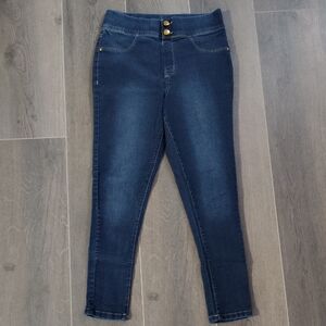 Just Be Dark Blue Women's Jeggings